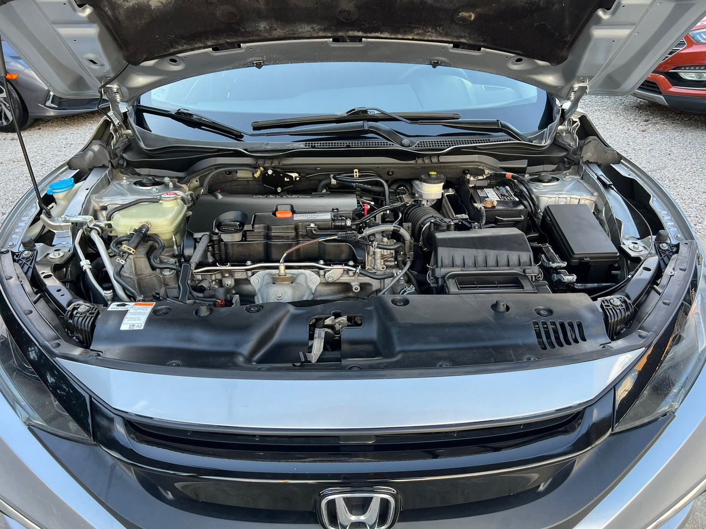 carros - HONDA CIVIC LX 2019 GRIS PLATA "RECIEN IMPORTADO" 4