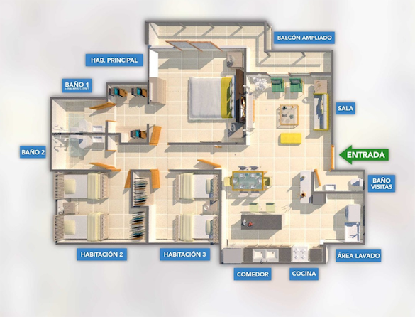 apartamentos - Apartamentos listos y en planos en la Autopista de San Isidro  1