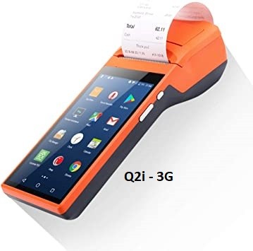 impresoras y scanners - PDA Q2i sisterma android con impresora de recibos, 3G WiFi, BT4.0 3