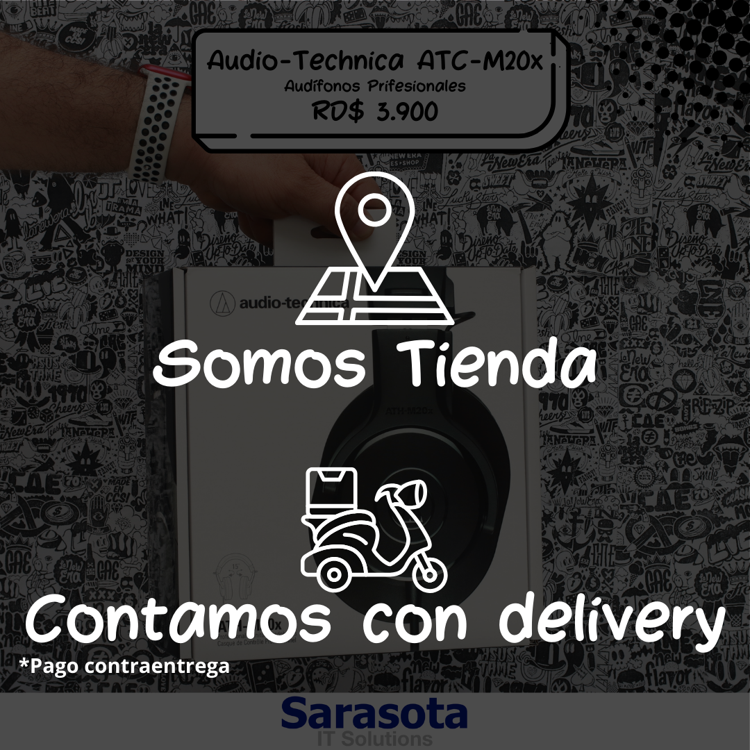 camaras y audio - Audio-Technica M20x Audifonos Profesionales 3