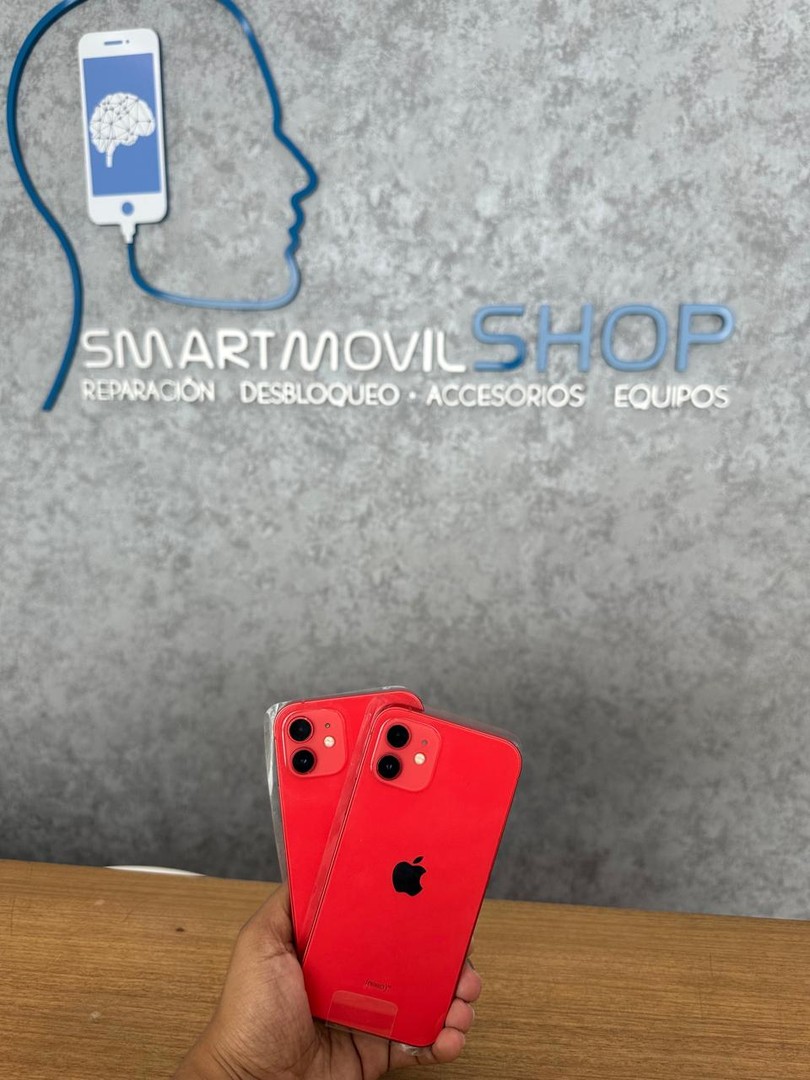 celulares y tabletas - IPHONE 12 NORMAL 128/256GB ROJO FACTORY (SOMOS TIENDA)