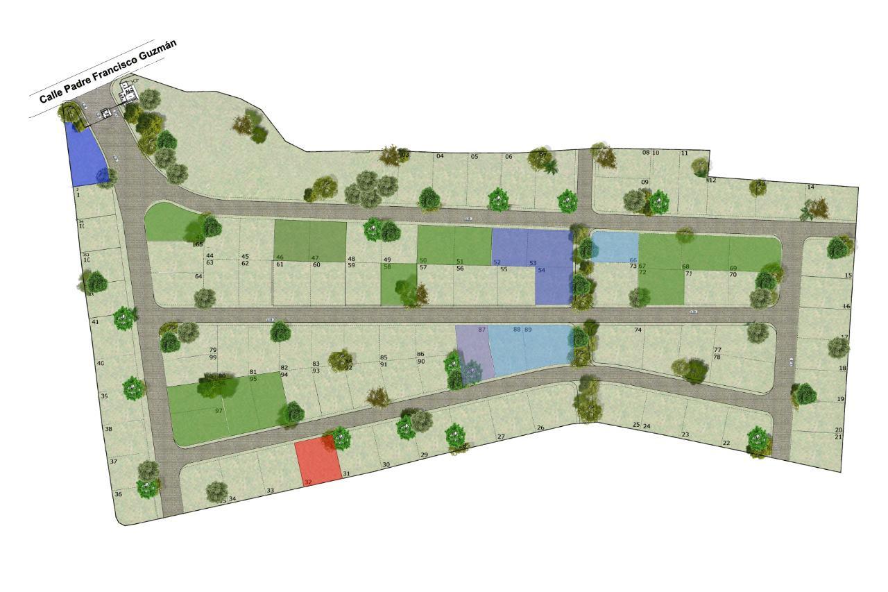 solares y terrenos - SOLARES EN VENTA EN PROYECTO CERRADO URBAZACION CERROS DE JACAGUA SANTIAGO 2