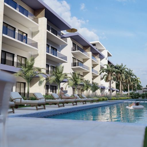 apartamentos - vendo apartamento en punta cana