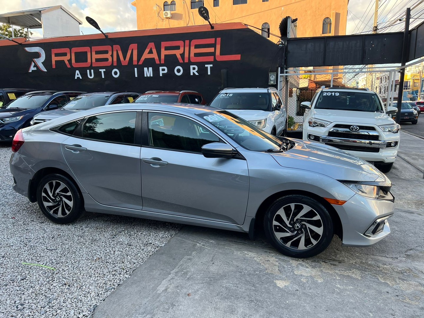 carros - HONDA CIVIC LX 2019 GRIS PLATA "RECIEN IMPORTADO" 5