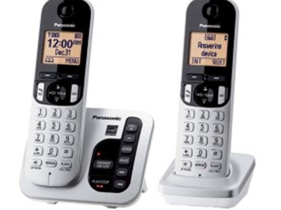 otros electronicos - TELEFONO PANASONIC KXTG432SK, INALÁMBRICO CON CONTESTADOR DIGITAL, 2HS, 1.6"pant 0