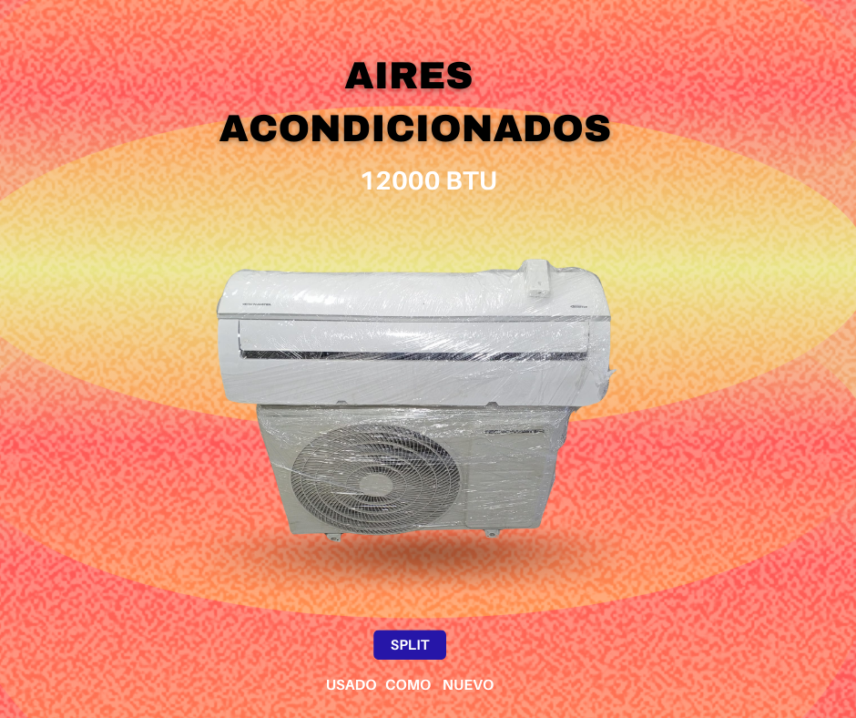 aires acondicionados y abanicos - 🔴Aire Acondicionado 12000 BTU Split convencional