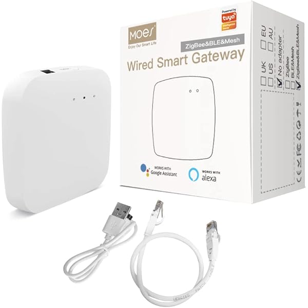 accesorios para electronica - MOES Tuya ZigBee Wired Smart Gateway/Hub for Tuya 