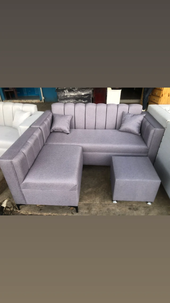 muebles y colchones - Mueble L tapizado color a elegir con 1 año de garantía 1