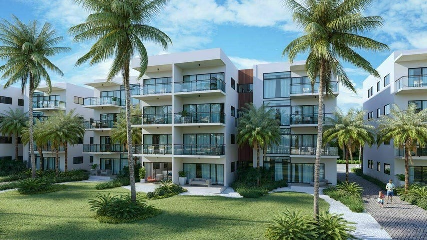 apartamentos - Proyecto en venta Punta Cana #22-3326 2 dormitorios, balcón, cancha de tenis.
