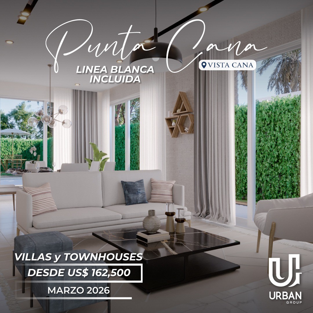 casas vacacionales y villas - Villas & Townhouses desde US$162,500 en Vistacana Punta Cana 5