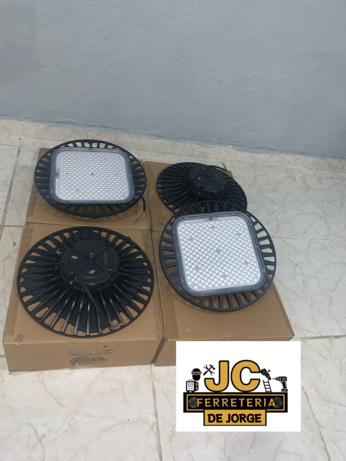 herramientas, jardines y exterior - Lampara led tipo ufo 200w 2