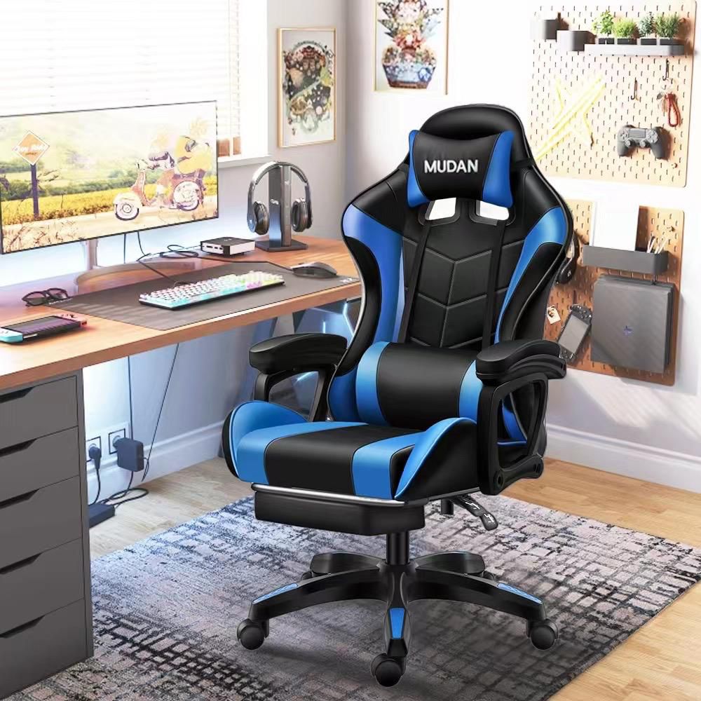 muebles y colchones - Silla Gaming Reclinable y Ajuste de Altura