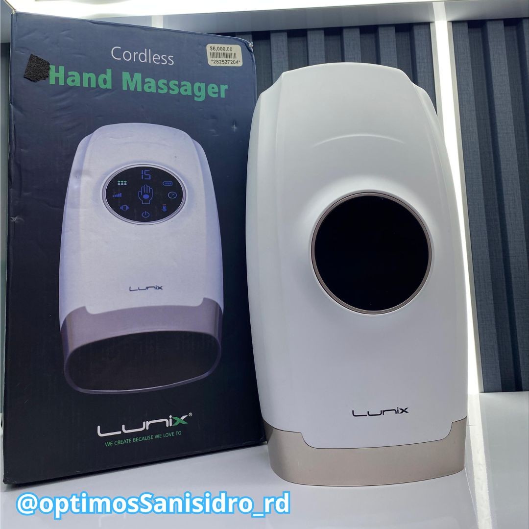 salud y belleza - Lunix LX7 masajeador eléctrico de manos con pantalla táctil.
