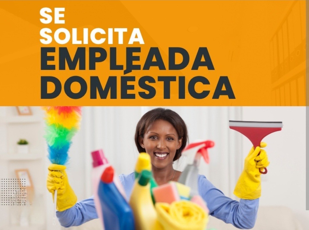 empleos disponibles - se solicita una empleada domestica Con salida semanal