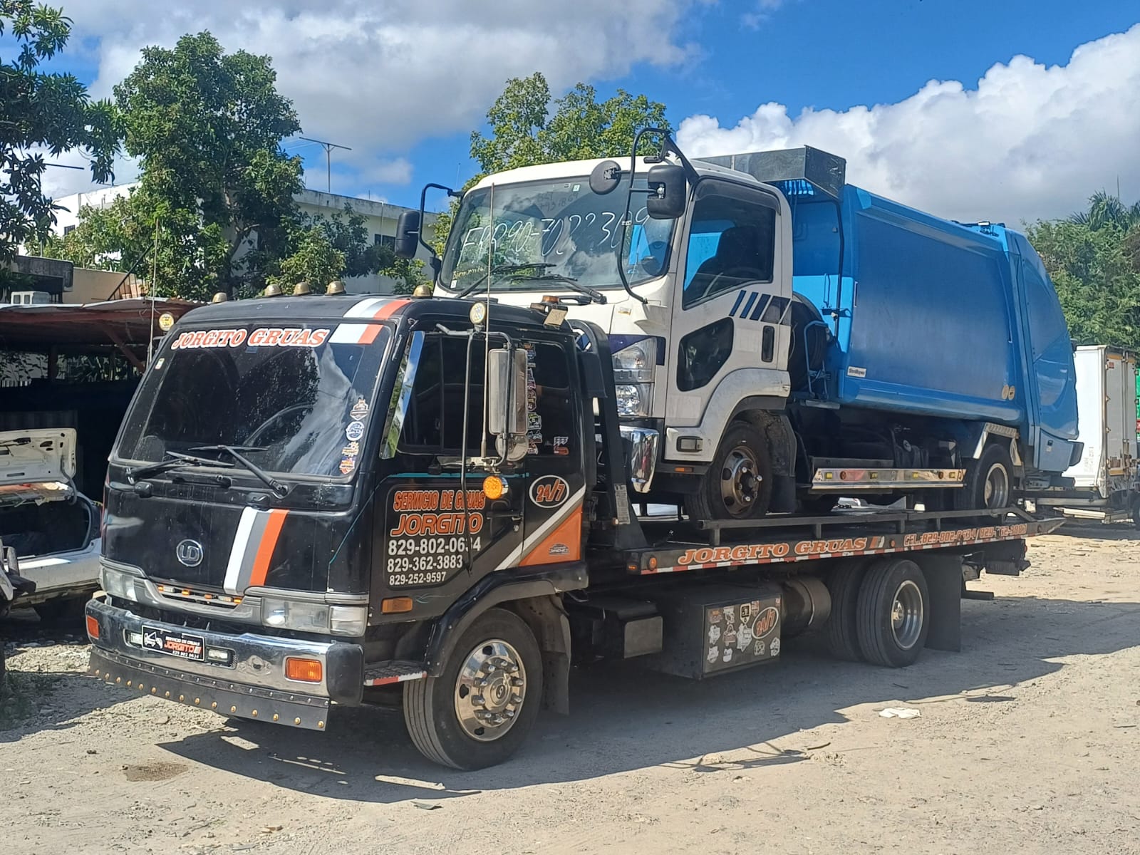 otros vehiculos - camión volteo de 20 metro nuevo y compactador de basura recién importados.  2