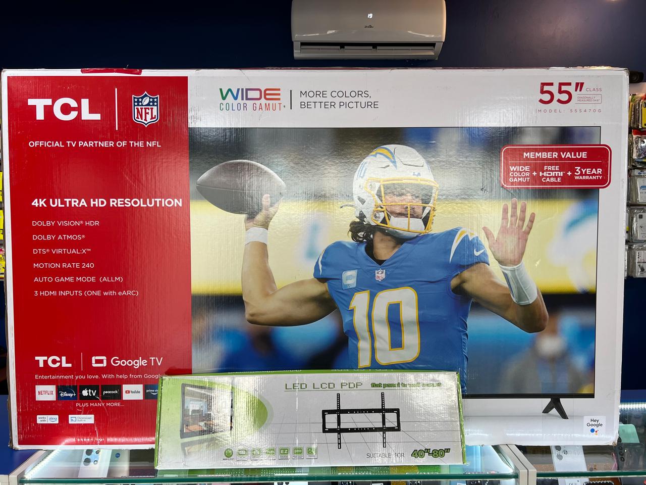 tv - TCL SMART TV DE 55 GOOGLE TV OFERTA