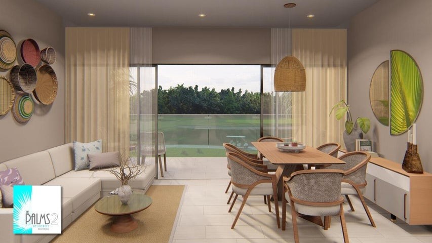 apartamentos - Proyecto en venta Punta Cana #23-1204 un dormitorio, balcón, piscina, jacuzzi.
 1