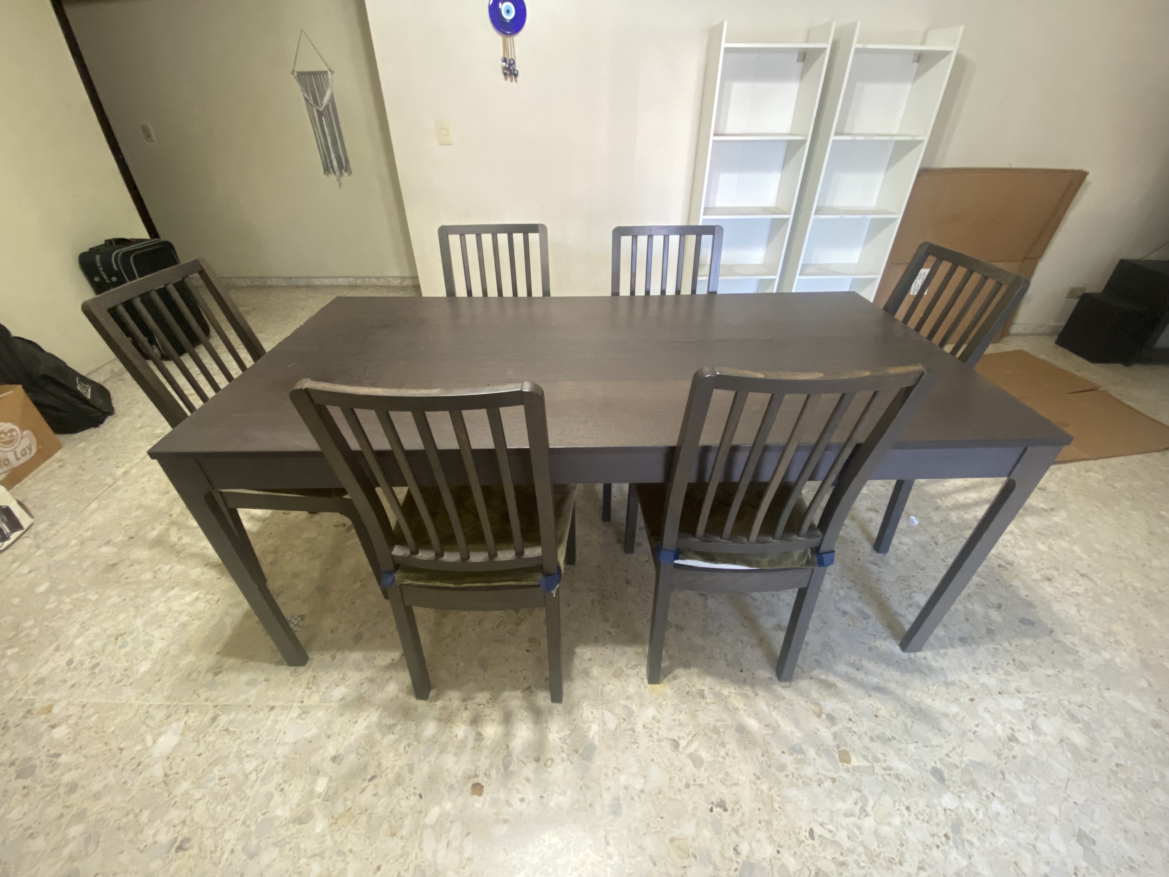 muebles y colchones - Juego de comedor IKEA con su 6 sillas