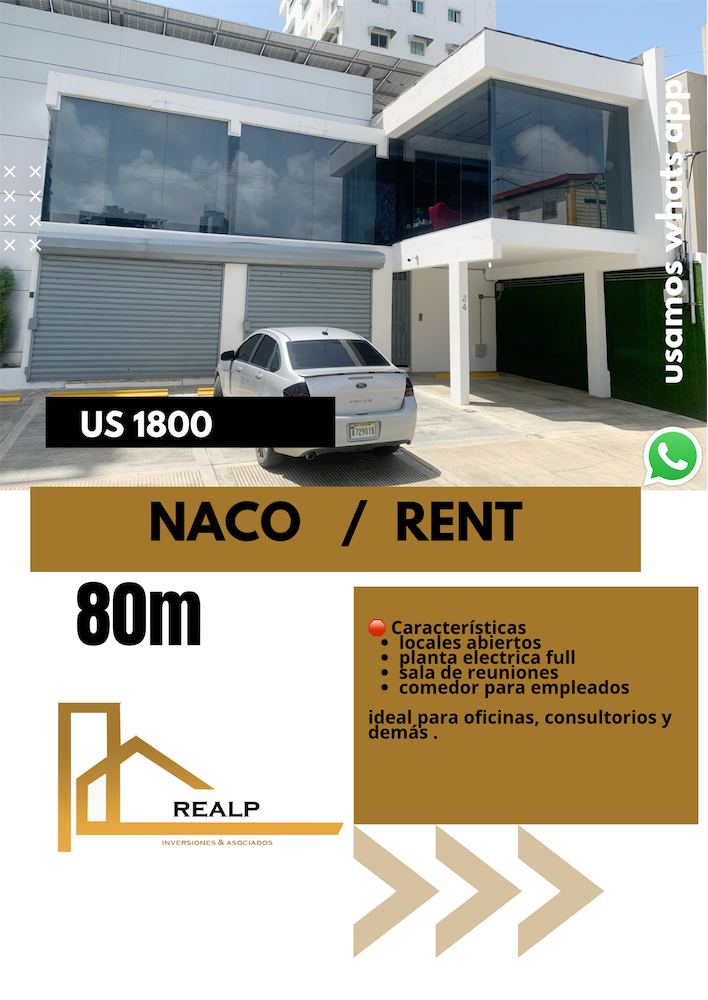 oficinas y locales comerciales - Locales en Naco 0