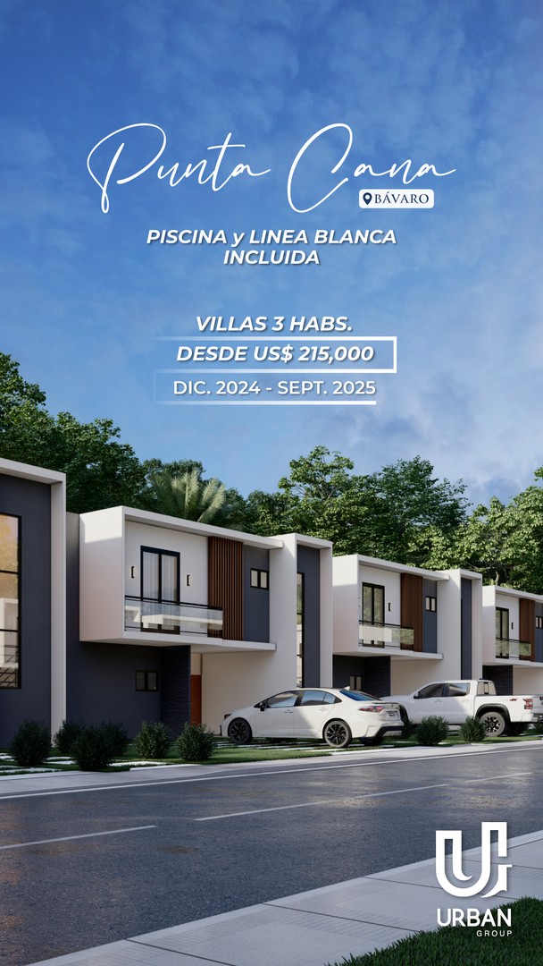 casas vacacionales y villas - Venta de Apartamentos, villas y townhouses en planos, en diferentes zonas de RD 6