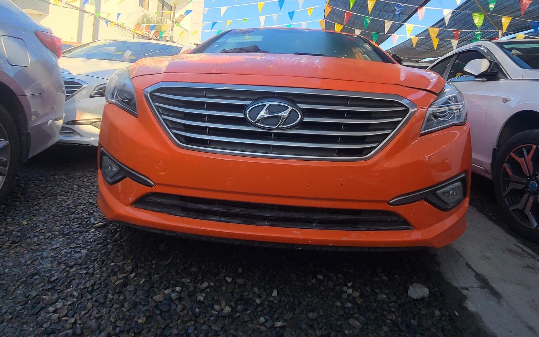 carros - HYUNDAI SONATA LF 2017  NARANJA  1