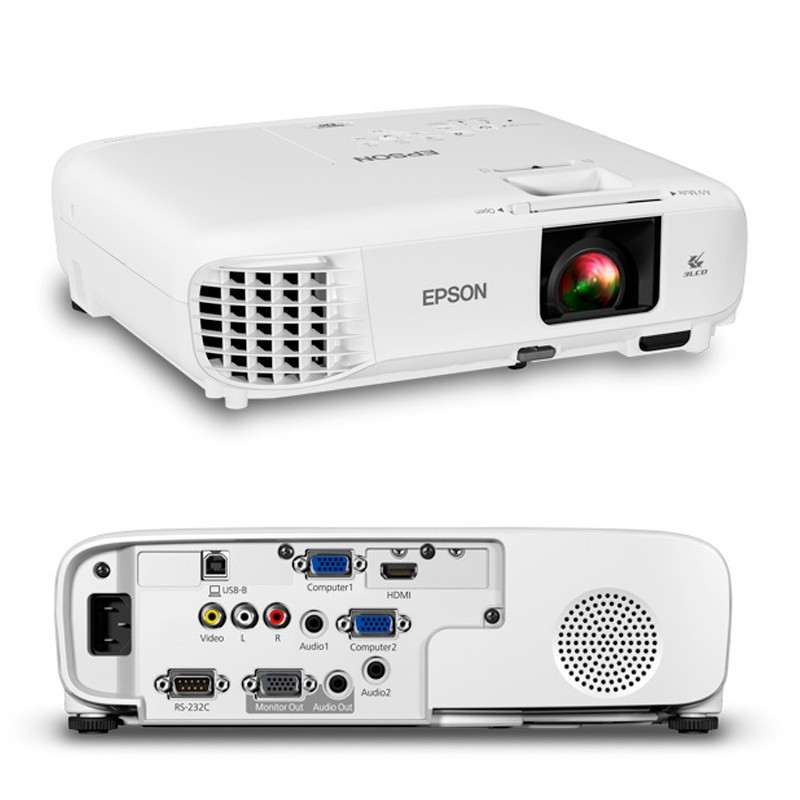 otros electronicos - Proyecto Epson PowerLite E20 3LCD 3400 Lumenes Color 1024X768 12,000 Horas Eco 2