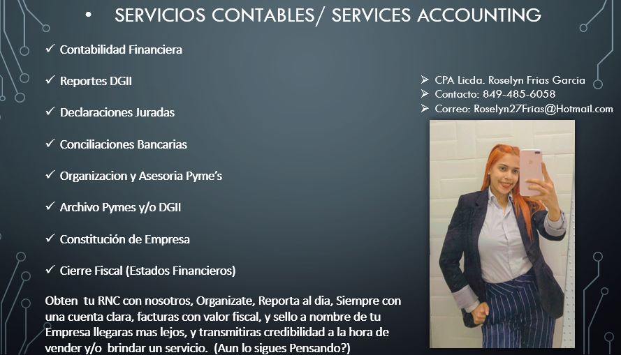 servicios profesionales - Servicios Contables en general