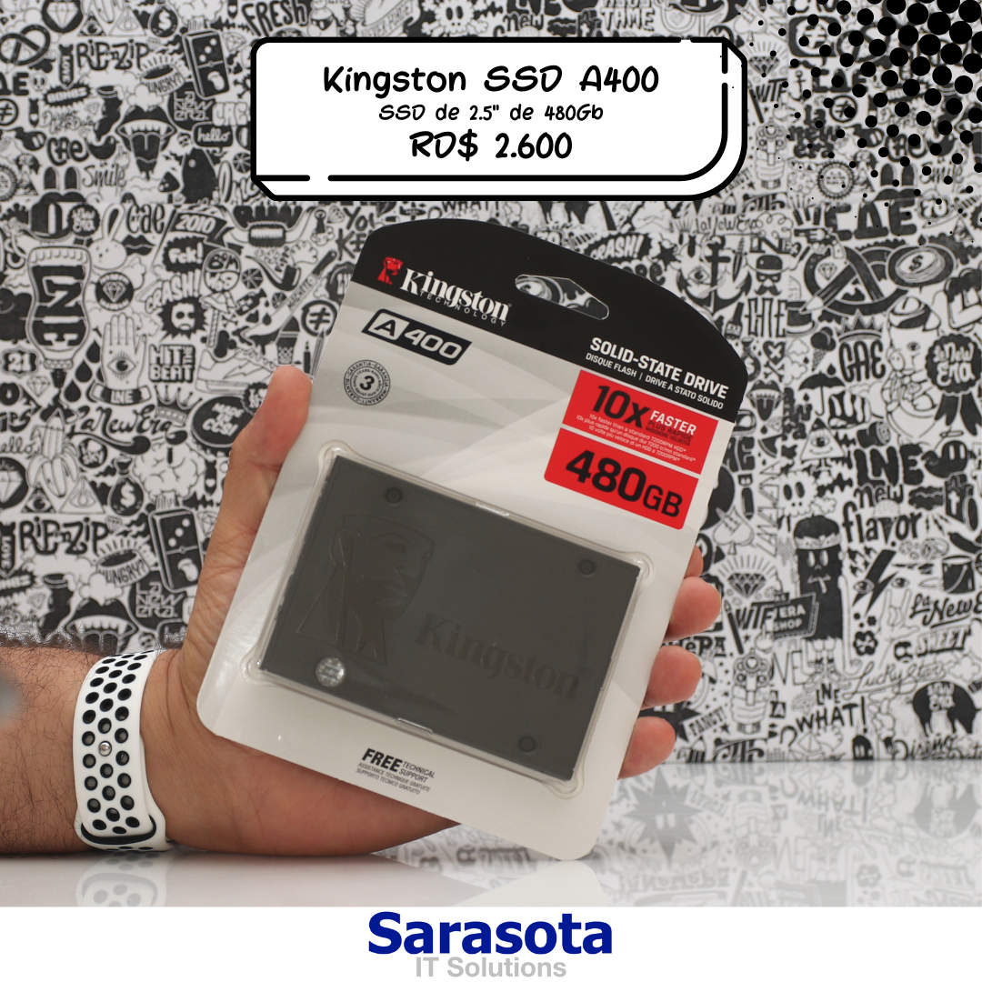 accesorios para electronica - Kingston SSD de 480Gb Serie A400 0