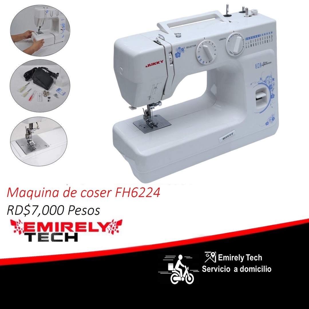 electrodomesticos - Maquina de coser Electrica multifuncional profesional JUKKY FH6224