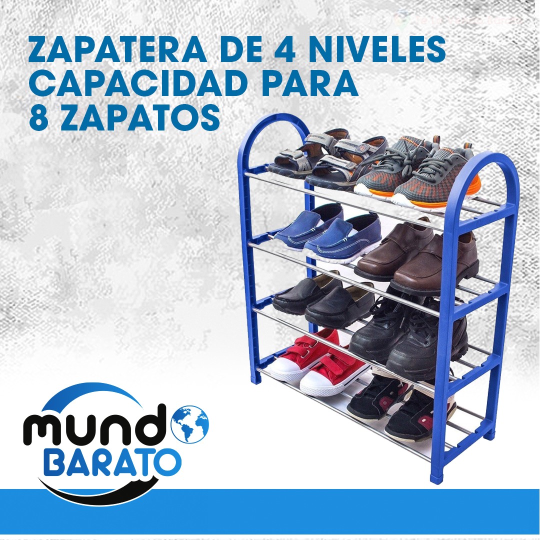 decoración y accesorios - Zapatera. Organizador De Zapatos. Capacidad Para 8. 4 Niveles.