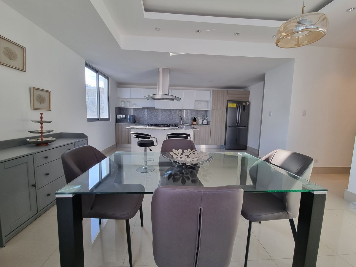 apartamentos - Apartamento 2Hab Amueblado Moderno en Piso Alto c/Vista Despegada en Evaristo  4