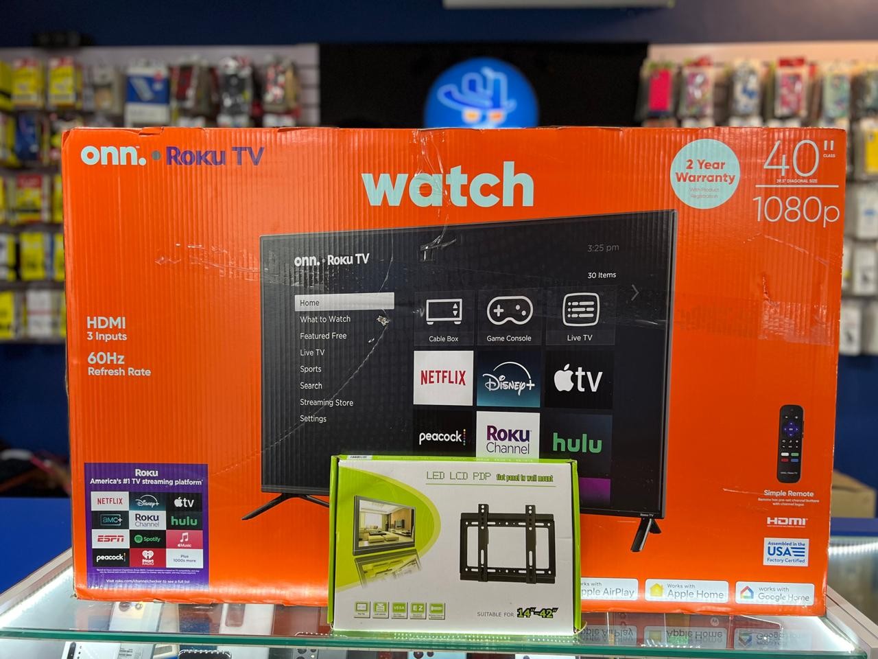 tv - SMART TV ONN DE 40 PULGADAS ROKU tv