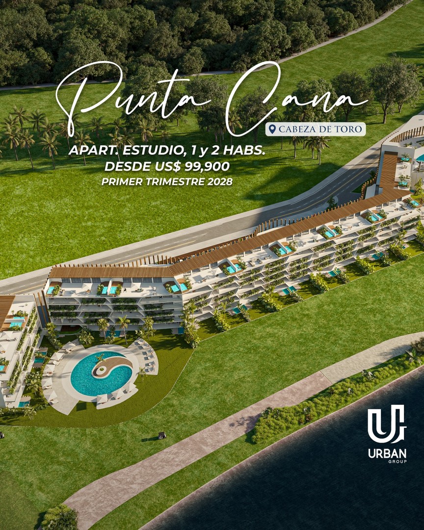 apartamentos - Apartamentos Estudio, 1 y 2 Habitaciones desde US$99,900 en Punta Cana 1