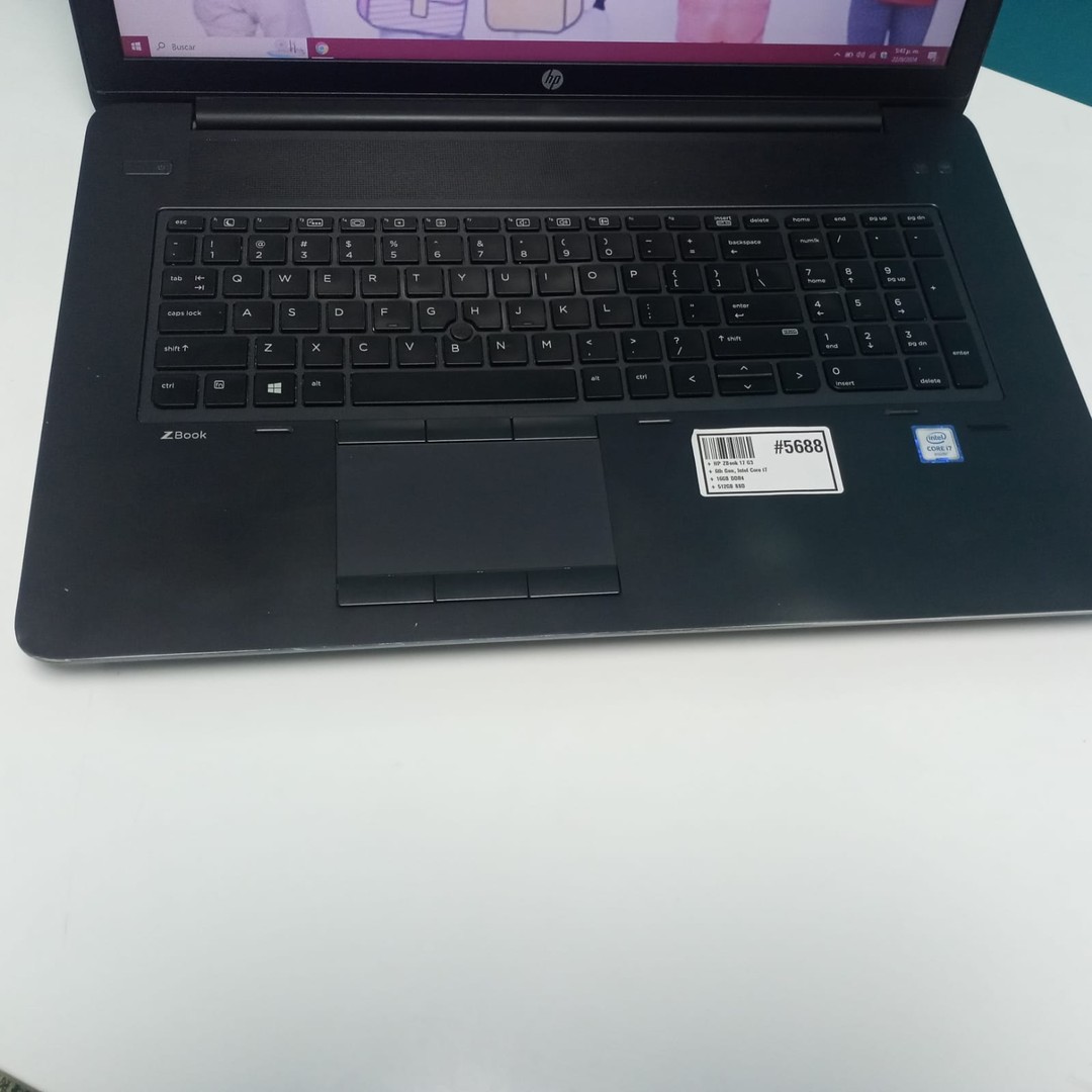 computadoras y laptops - Laptop, HP ZBook 17 G3 / 6th Gen, Intel Core i7 / 16GB DDR4 / 512GB SSD

DE REGR 4