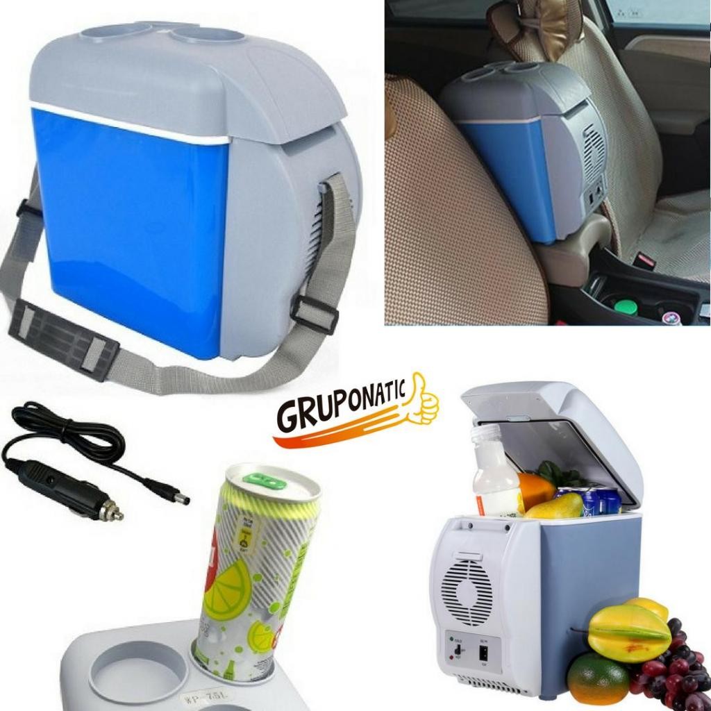 otros electronicos - NEVERA PARA CARRO PORTATIL VEHICULO REFRIGERADOR 7,5 LITROS 9