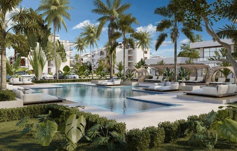 apartamentos - Proyecto en venta Punta Cana #24-1749 dos dormitorios, cancha de padel, piscina
 8
