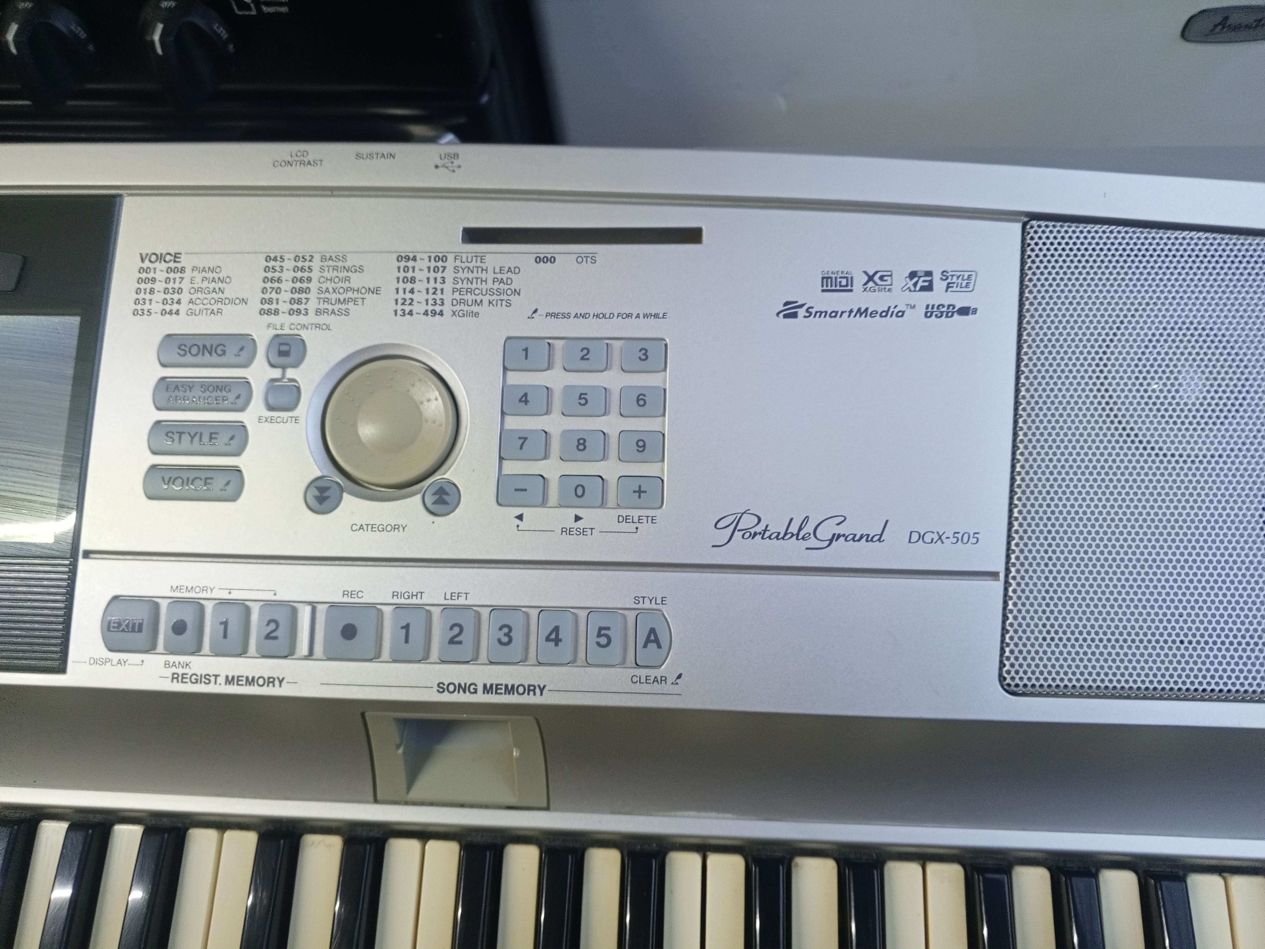 instrumentos musicales - YAMAHA DGX-505  1