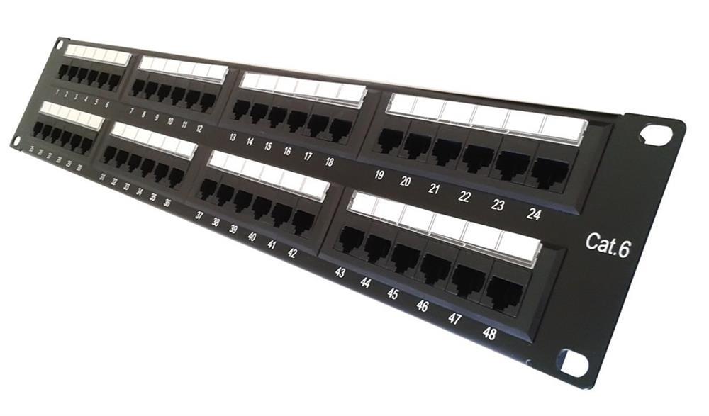 computadoras y laptops - PATCH PANEL CAT.6 DE 48 PUERTO