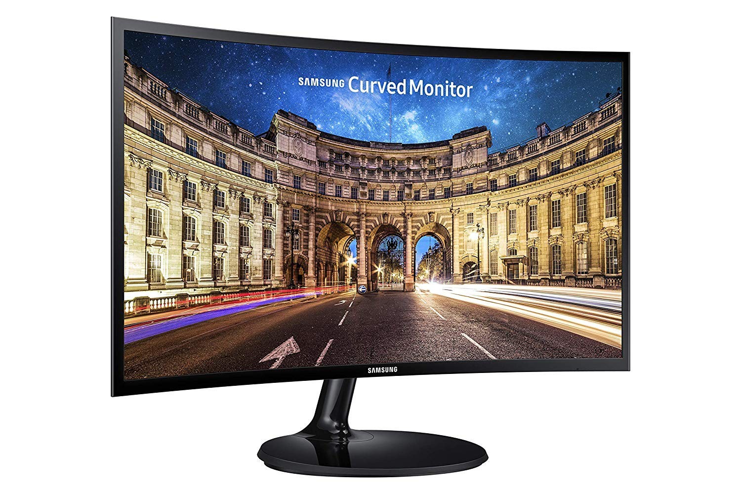 computadoras y laptops - MONITOR CURVO SAMSUNG 24 PULGADAS FHD (1,920 X 1,080) 1800R, LED,LC24F392FHNXZ