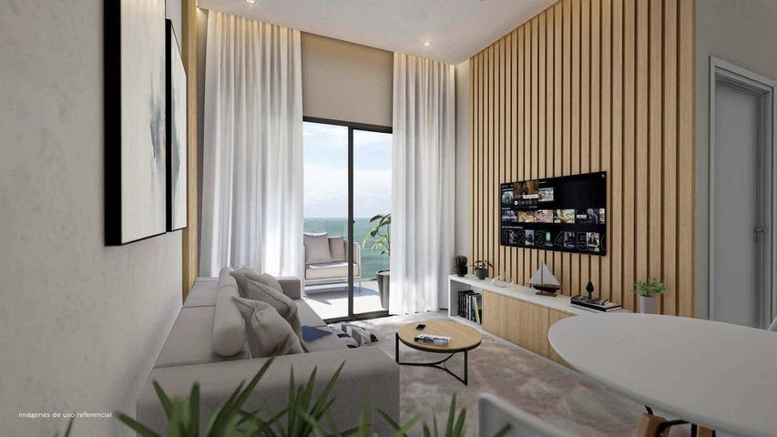 apartamentos - Proyecto en venta Punta Cana #23-1650 un dormitorio, piscina, patio, parque inf
 1