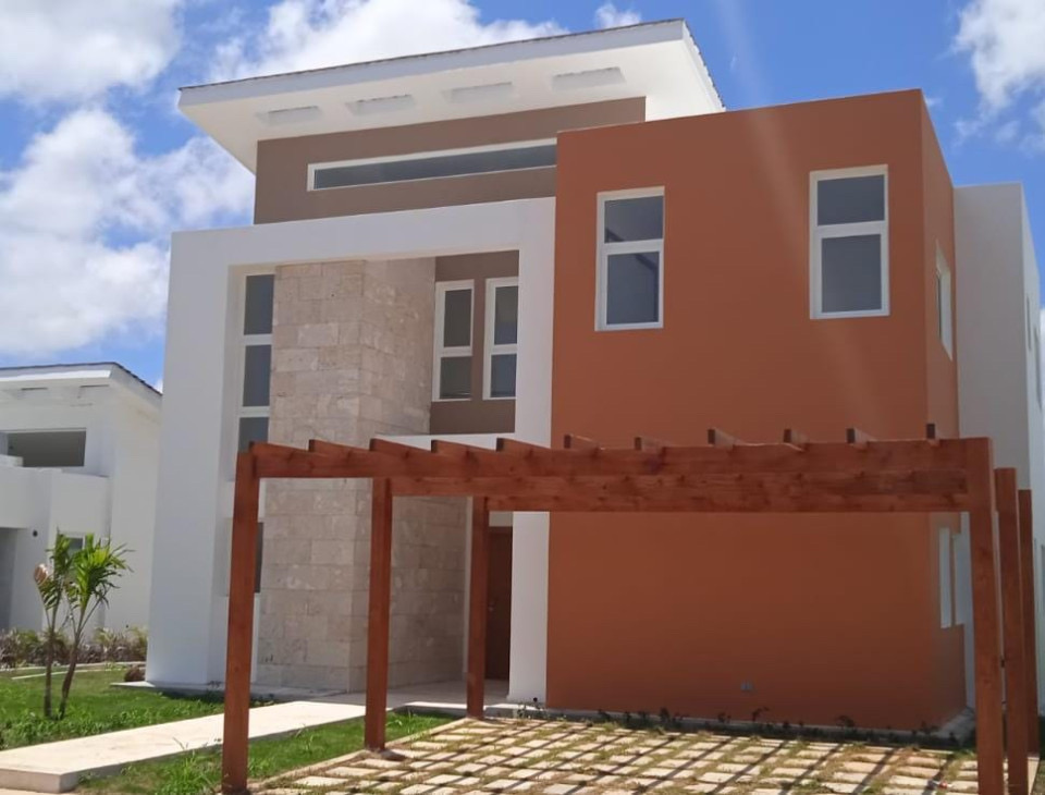 casas vacacionales y villas - Casa en Alquiler Línea Blanca en VISTA CANA 1