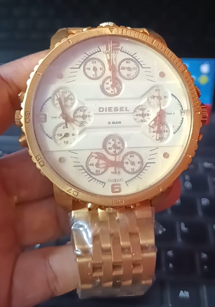 joyas, relojes y accesorios - Diesel Reloj Dorado  MrDaddy 2.0 cuarzo aceroinox 1