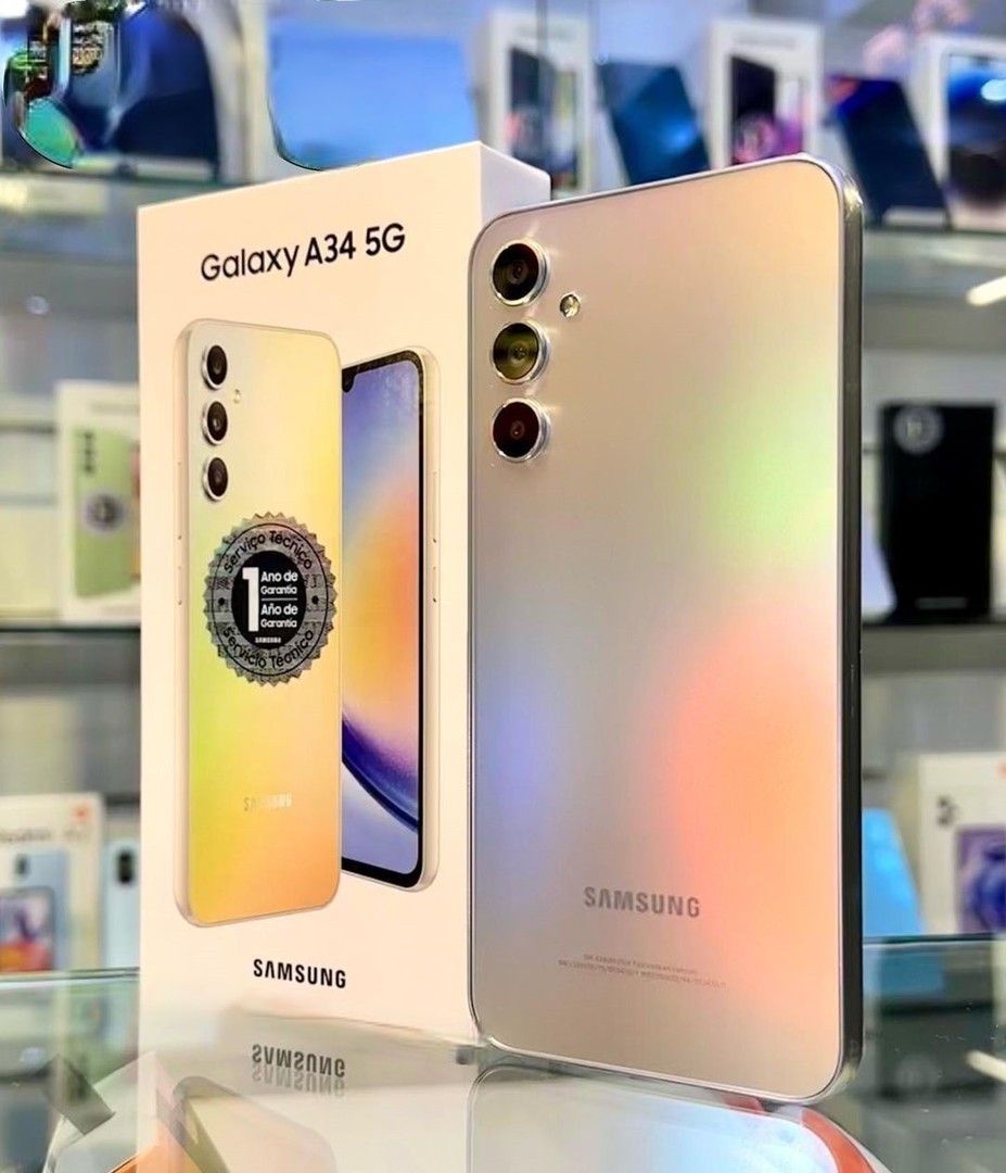 celulares y tabletas - Samsung Galaxy A34 5G 128/6 ram