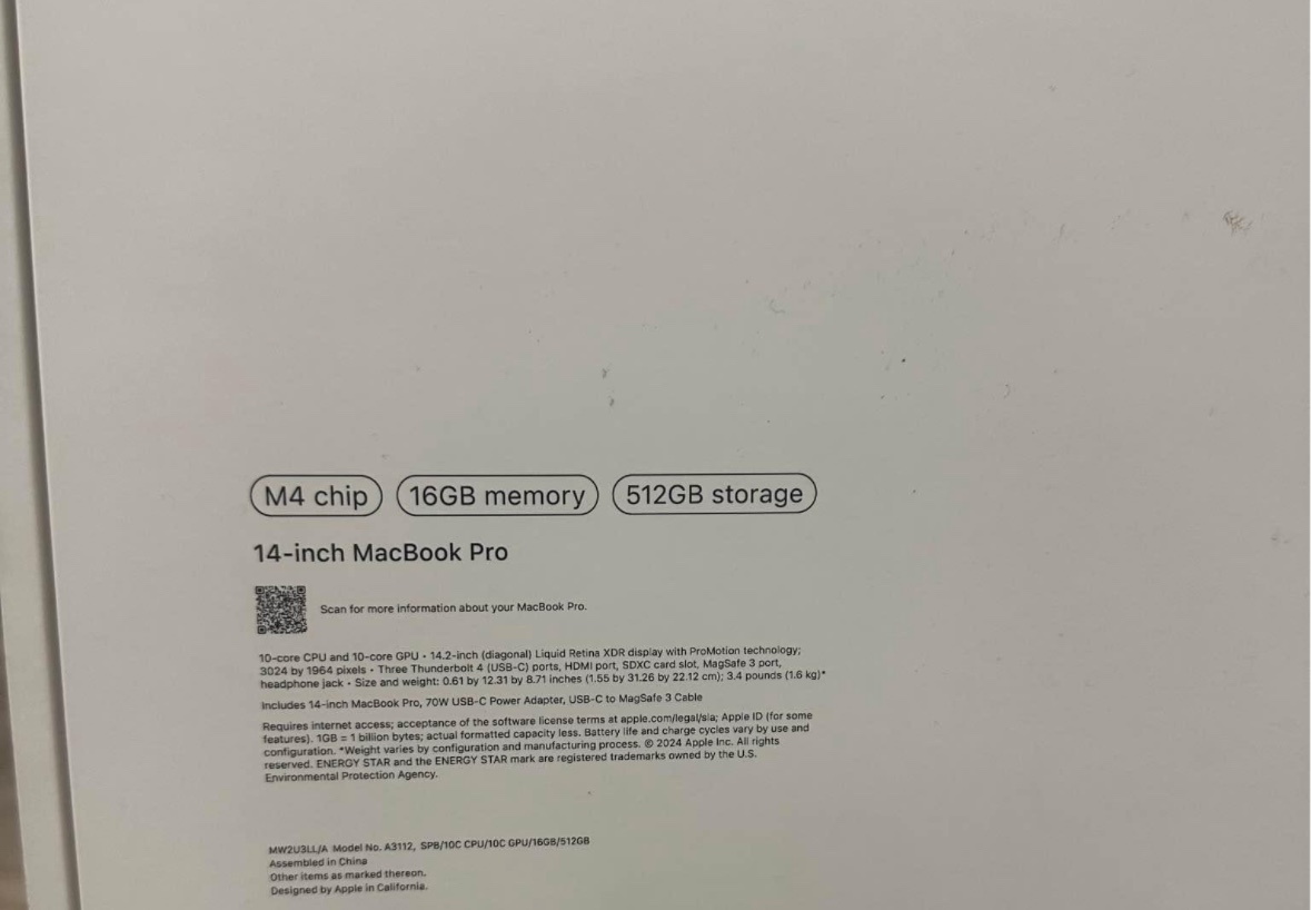 computadoras y laptops - MacBook Pro M4 14"512GB 16GB RAM Oferta 🔥‼️ 2