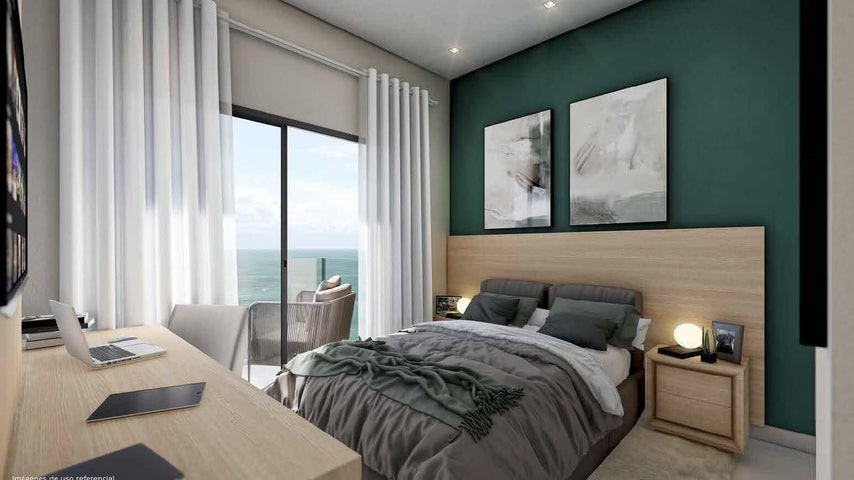 apartamentos - Proyecto en venta Punta Cana #23-1650 un dormitorio, piscina, patio, parque inf
 2