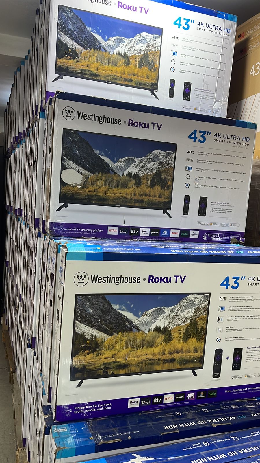 tv - Tv westinghouse smart roku tv WR43UX4210 