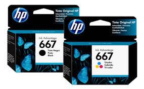 computadoras y laptops - cartucho hp 667 100 % originales  0