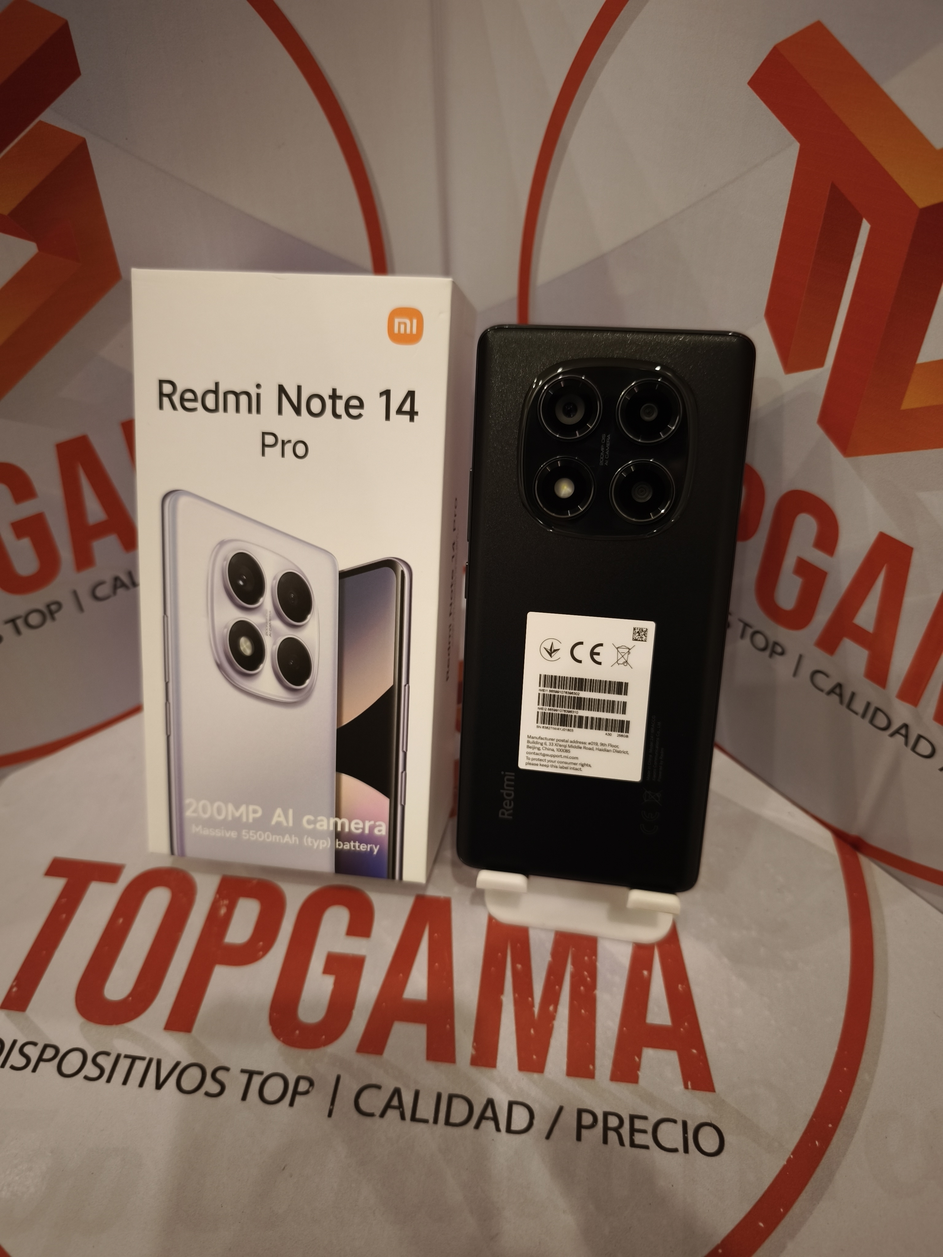 celulares y tabletas - REDMI NOTE 14 PRO 4G, 8GB RAM 256GB ROM  6