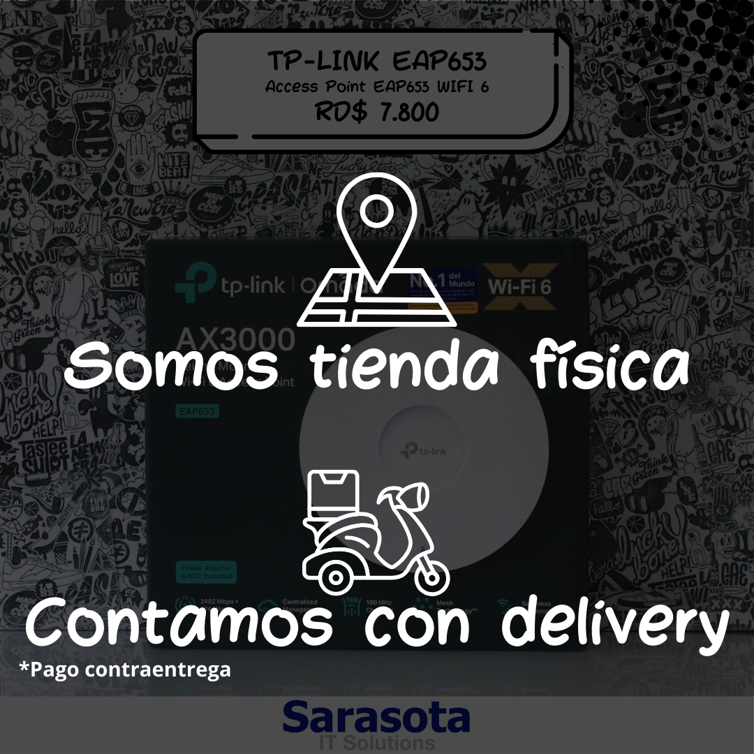 accesorios para electronica - TP-Link Access Point EAP653 Omada WIFI 6 Mesh 2