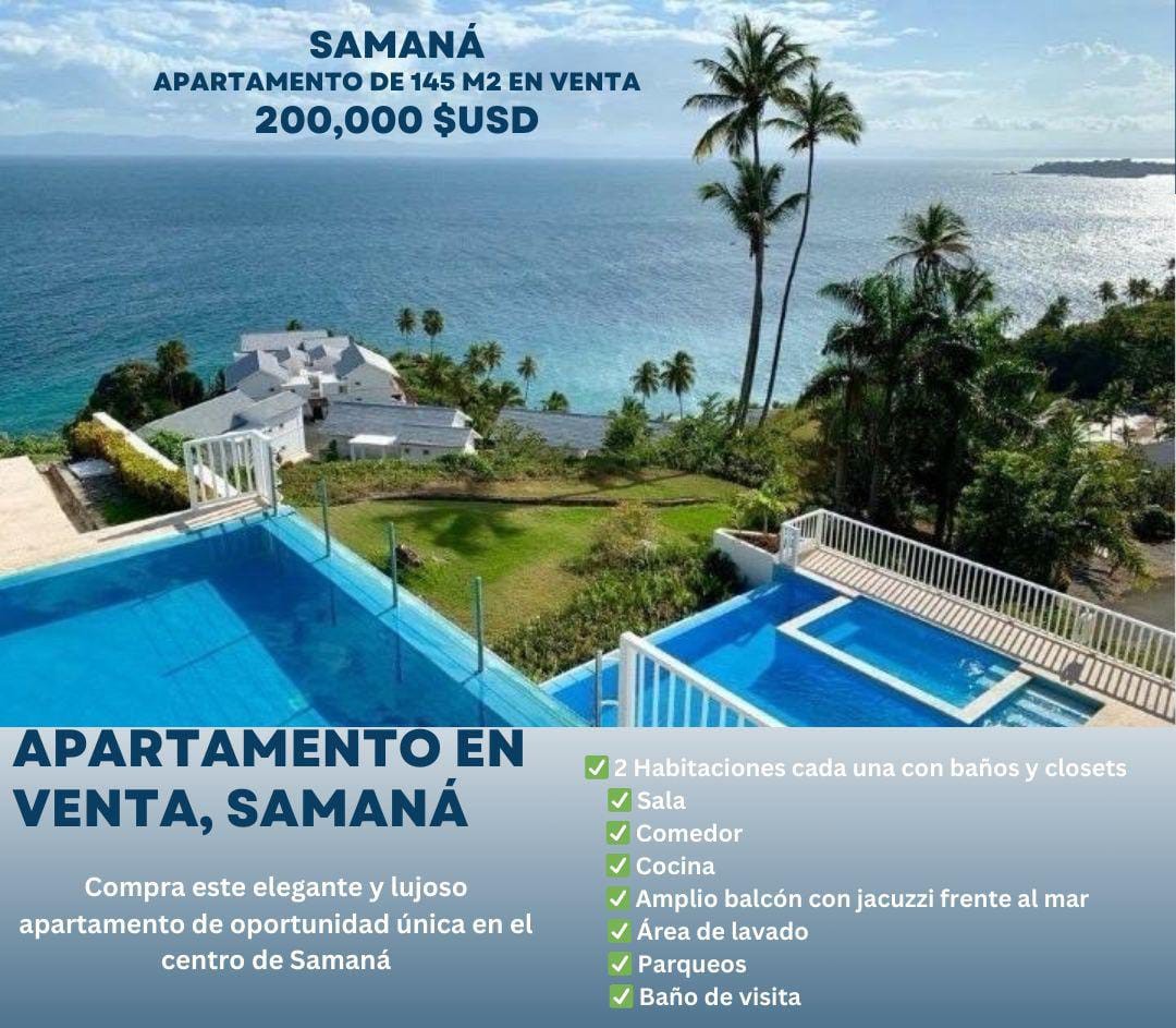 apartamentos - Apartamento amueblado frente al mar en Samaná 4